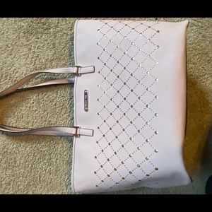 Authentic Michael Kors light pink tote bag